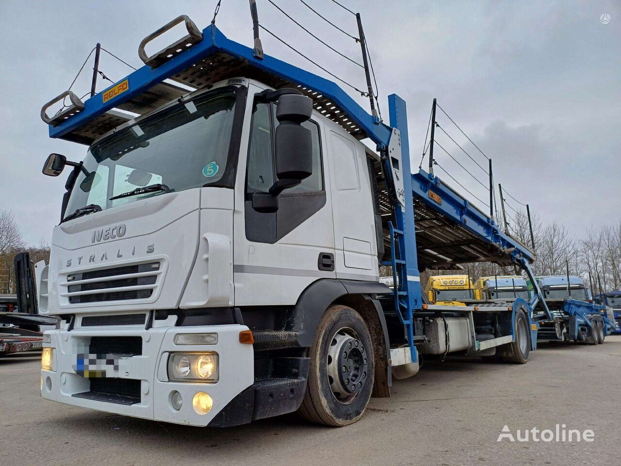 IVECO STRALIS + ROLFO 2001 camión portacoches