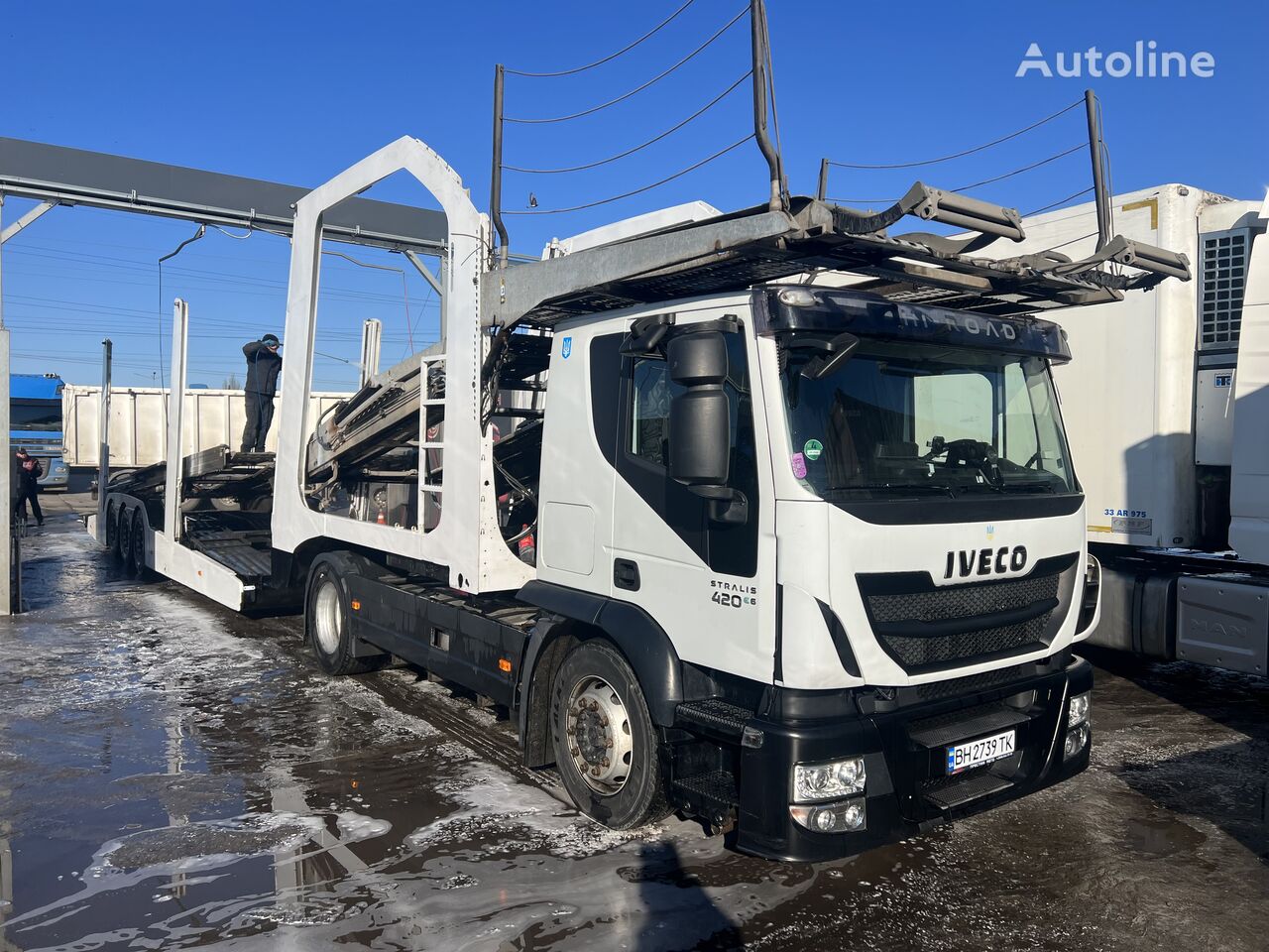 автовоз IVECO Stralis 450 + прицеп автовоз