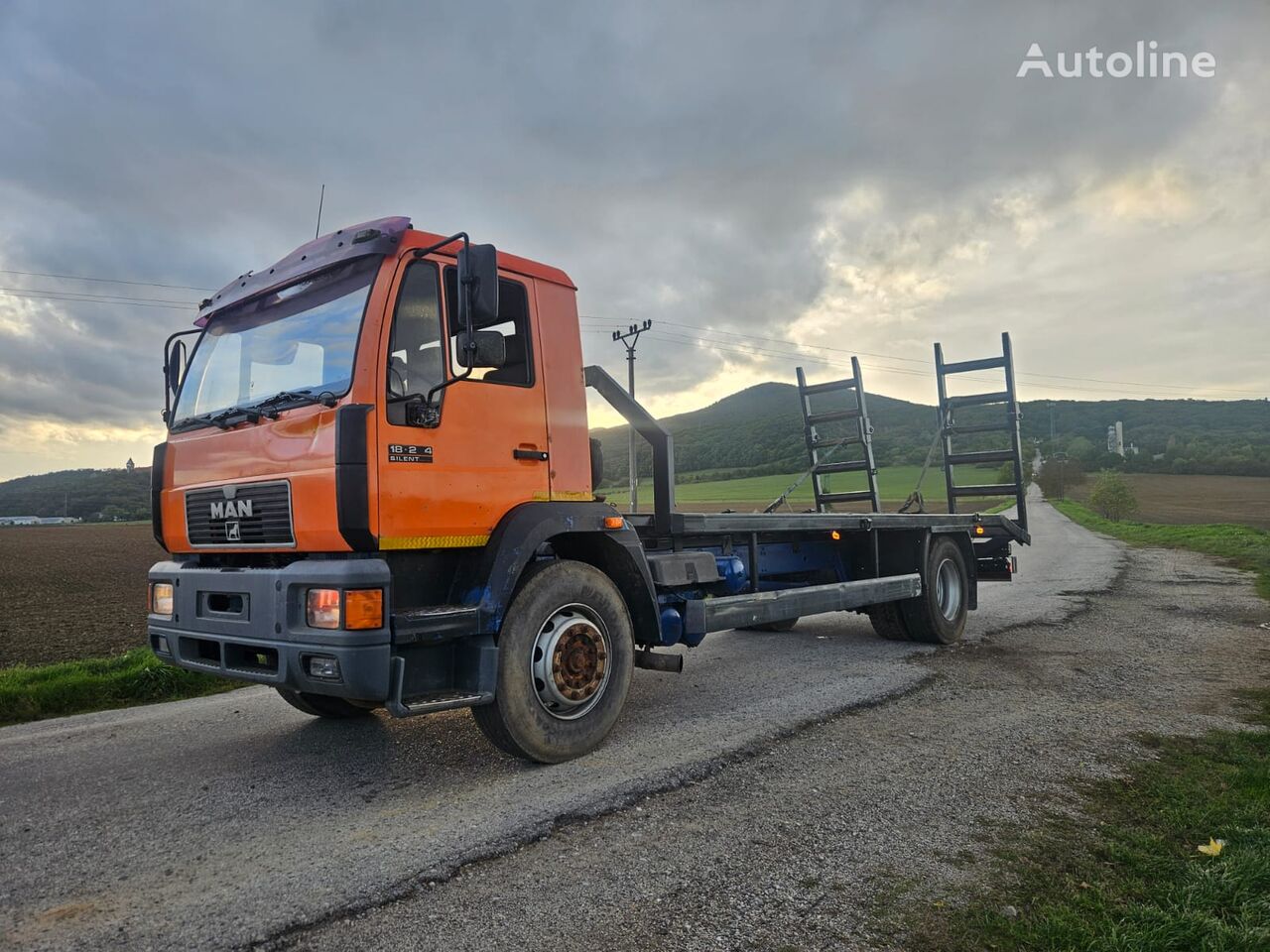 Camion porte-voitures MAN 18.224 - Autoline