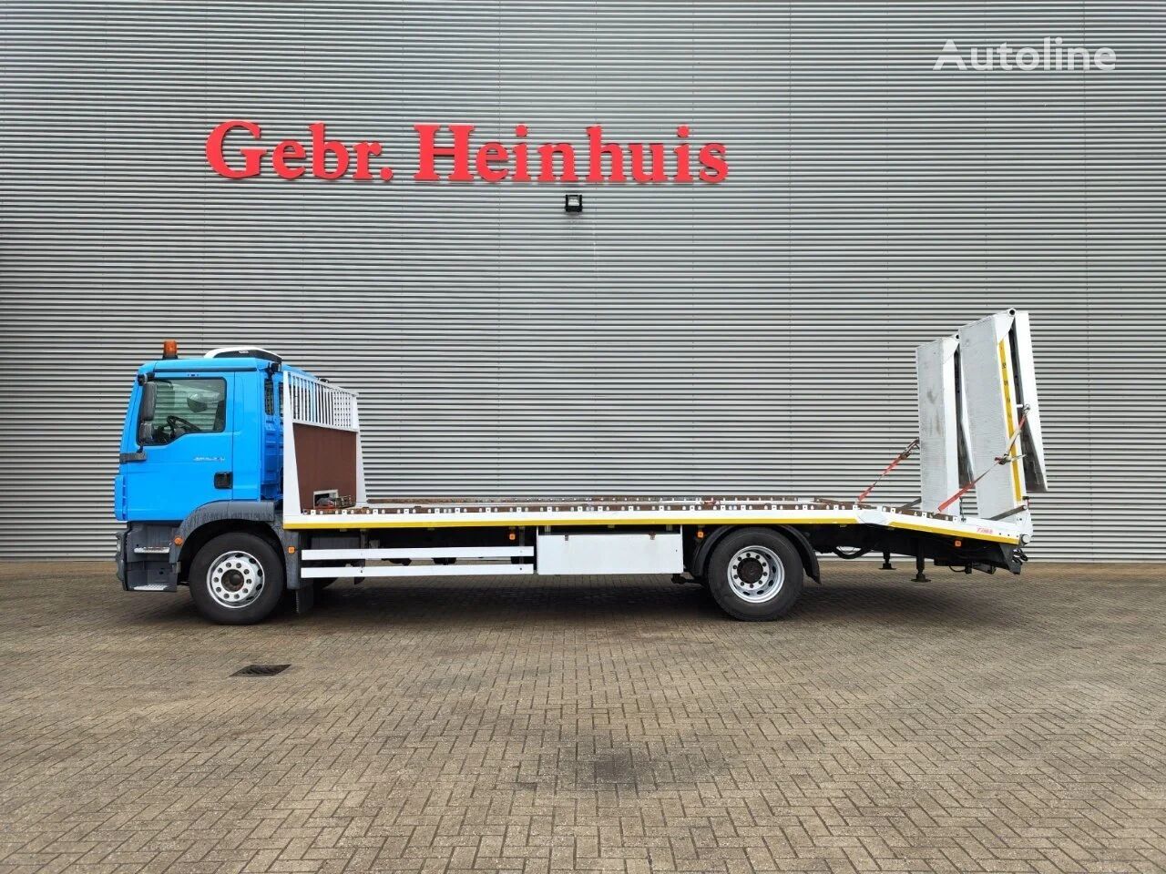 tovornjak avtotransporter MAN TGM 18.290 4x2 Euro 5 Winch Ramps German Truck!