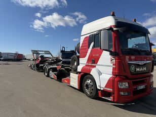 MAN TGS 18.480   car transporter + car transporter trailer