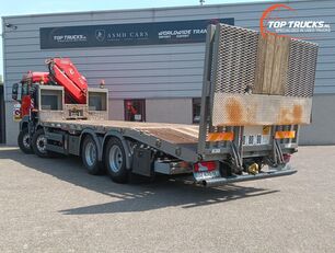 camion porte-voitures MAN TGS 35.360 8x2 - Fassi 23TM Crane, Machine transporter, Loading