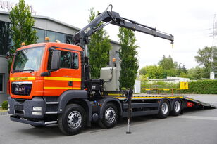 camion porte-voitures MAN TGS 35.360 E5 EEV 8×2 / HDS HIAB XS 166 HIDUO / Tow truck