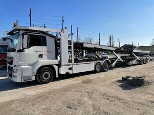 camion transport auto MAN TGS 460 6X2 Kaessbohrer Supertrans