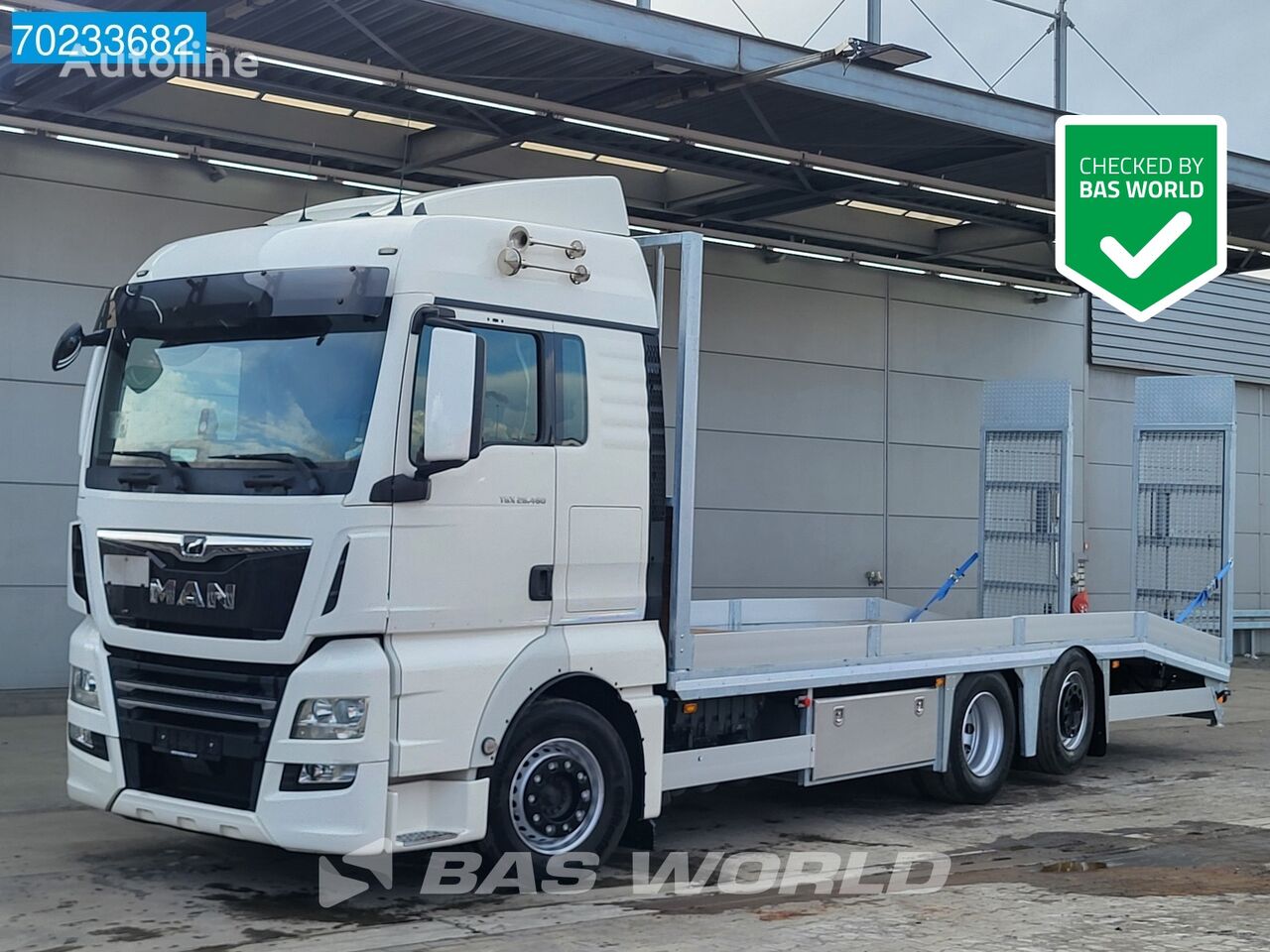 автовоз MAN TGX 26.460 6X2 Transporter oprijwagen Lift-steering axle Hydraul