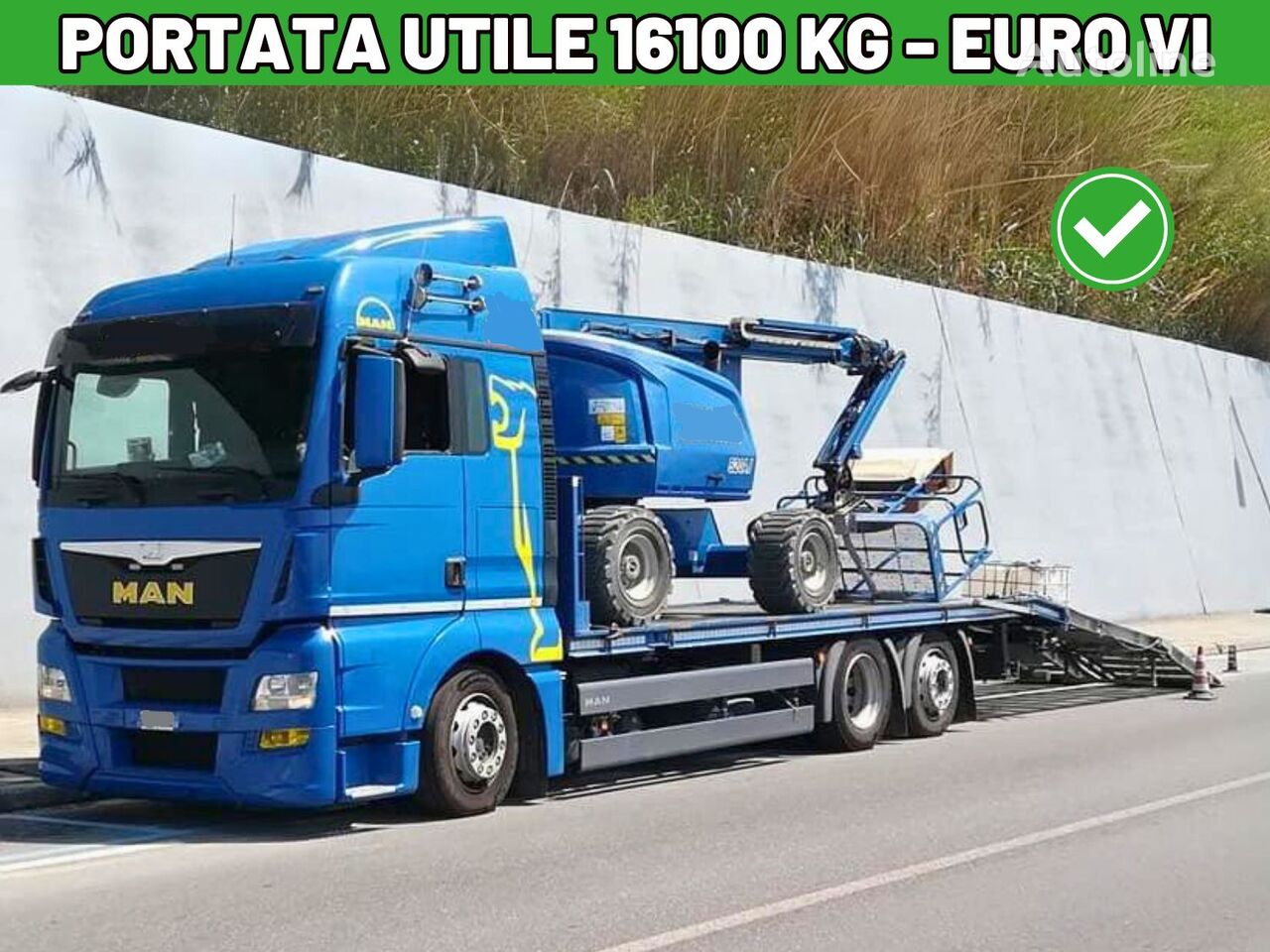 MAN TGX 440 CARRELLONE CON RAMPE IDRAULICHE [EURO VI] autonkuljetusauto