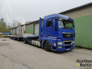 MAN TGX18.480 LL-U car transporter + car transporter trailer