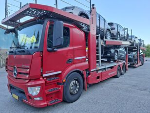 شاحنة نقل السيارات Mercedes-Benz 2343 6x2 KTT MetagoPro-MetagoPro winch + hydr. ramps + العربات المقطورة شاحنة نقل السيارات