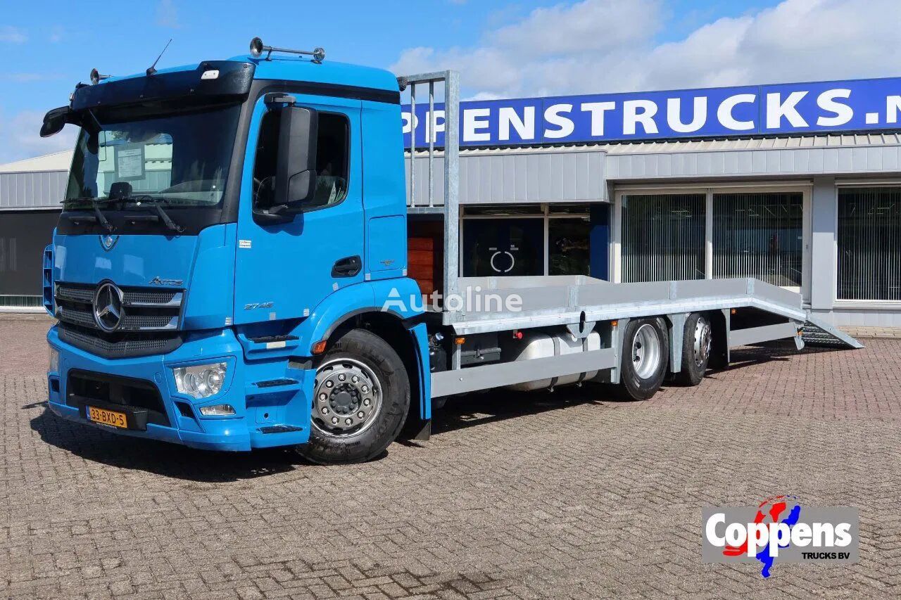 tovornjak avtotransporter Mercedes-Benz 2746 LL Oprijwagen 6x2 BLAUW