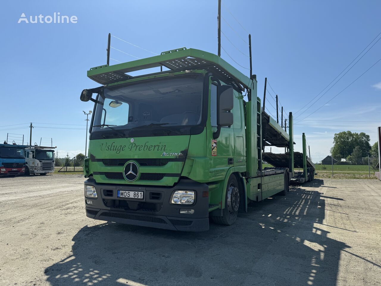 Mercedes-Benz ACTROS car transporter