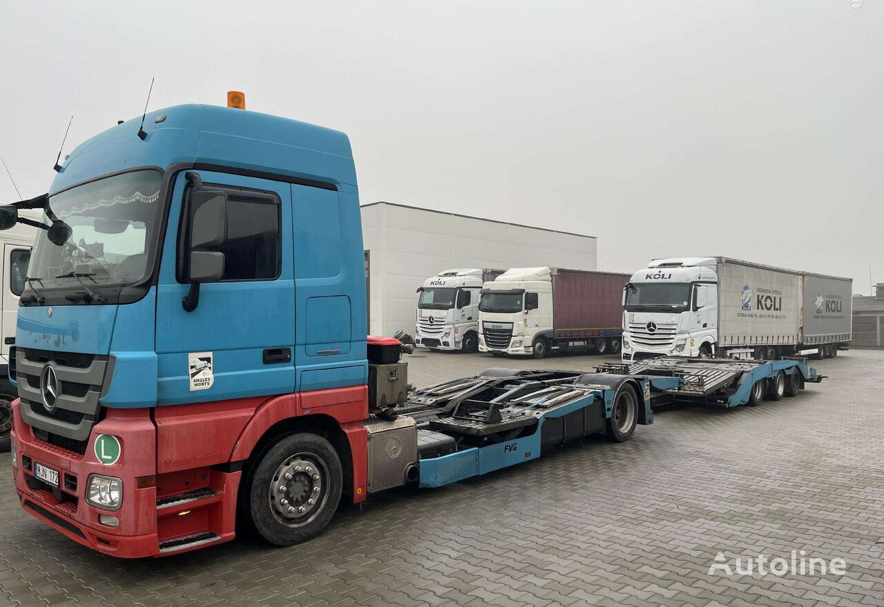 Mercedes-Benz ACTROS 1846 FVG! camión portacoches + remolque portacoches