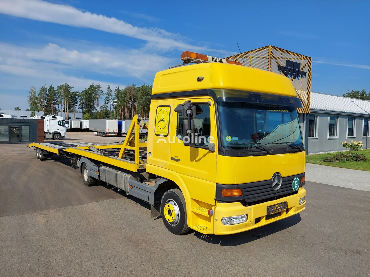 camião porta-automóveis Mercedes-Benz ATEGO / LOUVEN