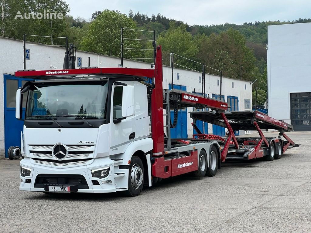 Mercedes-Benz Actros Autotransporter + Autotransportanhänger