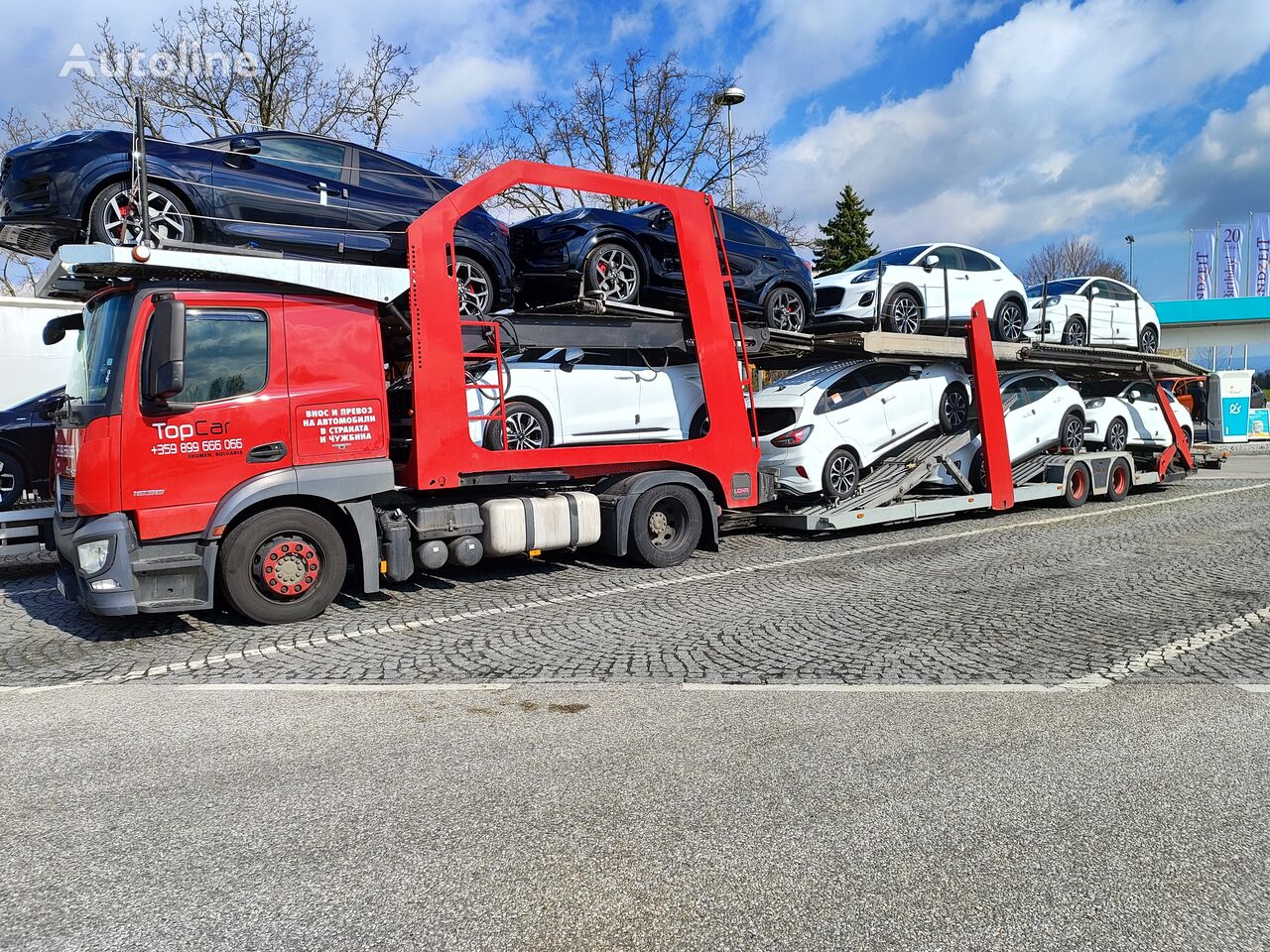 camion bisarca Mercedes-Benz Actros