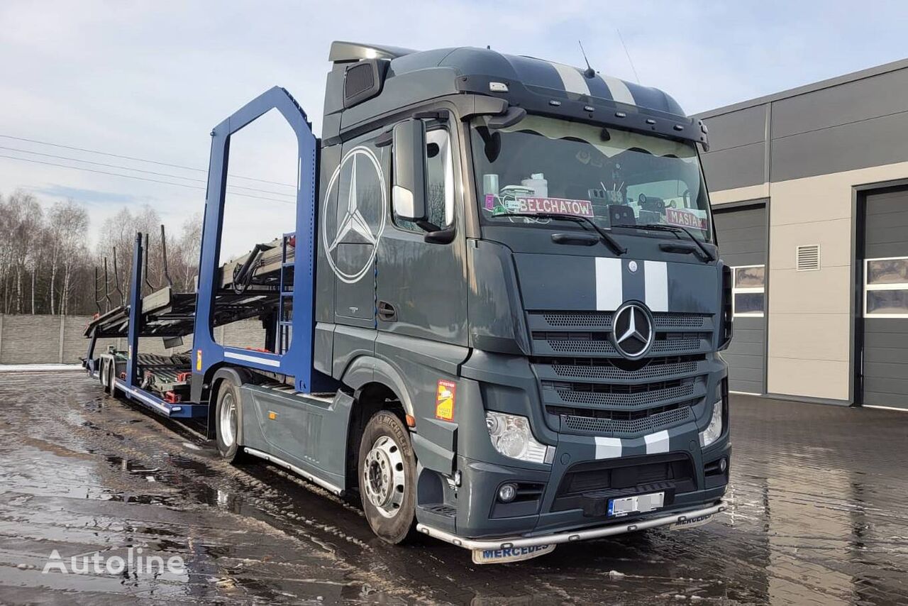 Mercedes-Benz Actros 1842 car transporter + car transporter trailer