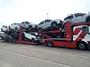 Mercedes-Benz Actros 1843 camión portacoches + remolque portacoches