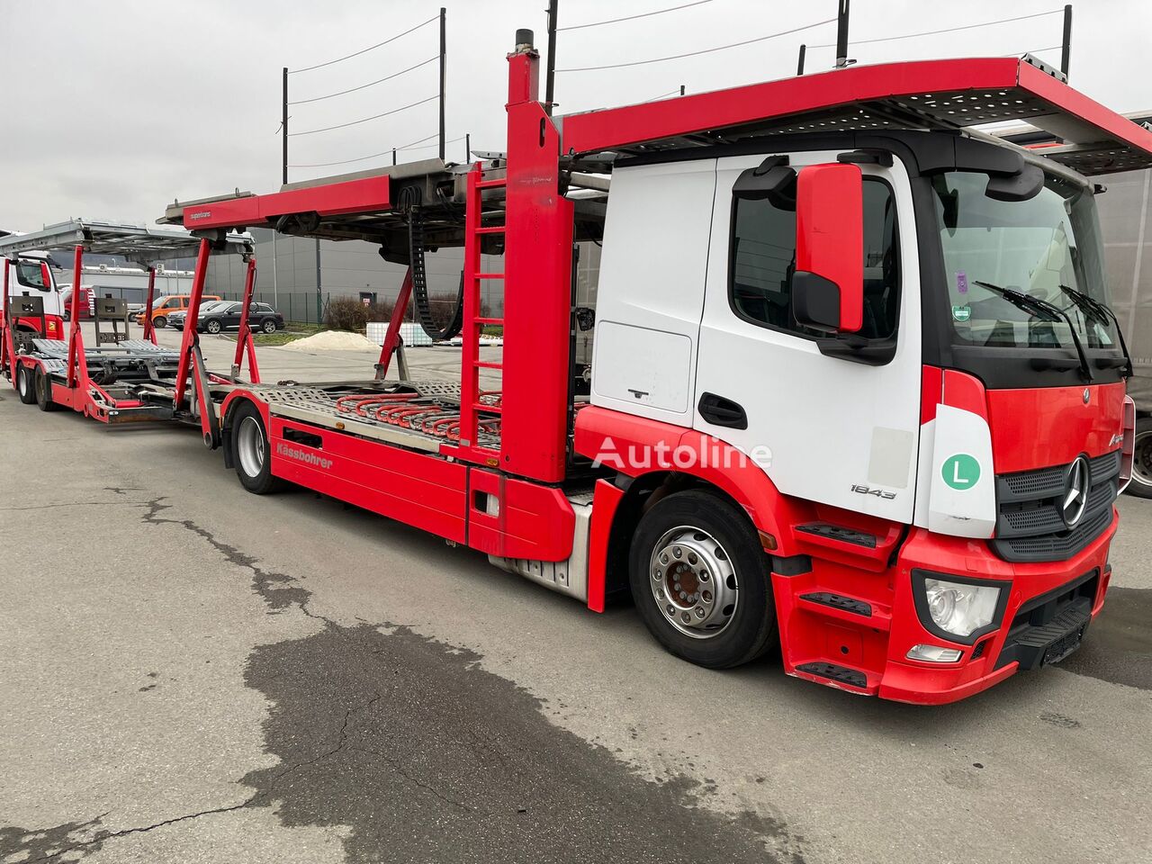 Camion bisarca Mercedes-Benz Actros 1843 + rimorchio bisarca - Autoline