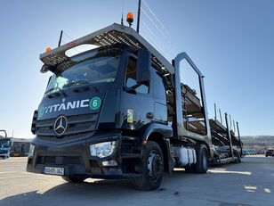autotransporter Mercedes-Benz Actros 1843 + przyczepa do przewozu samochodów