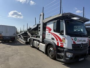 автовоз Mercedes-Benz Actros 1843 + прицеп автовоз