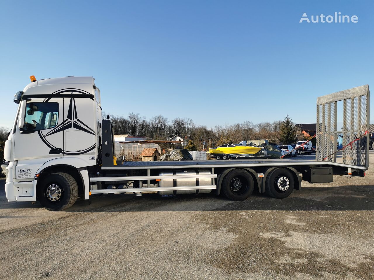 camion porte-voitures Mercedes-Benz Actros 2551