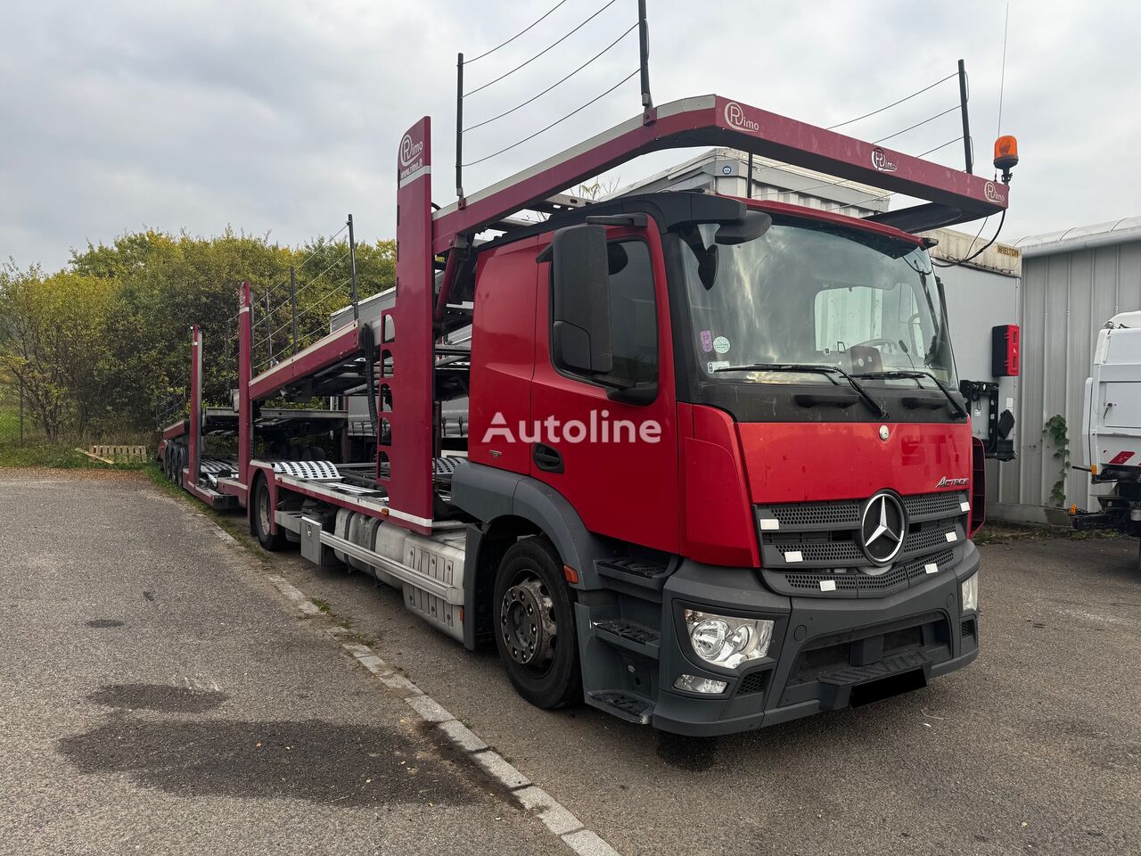 Mercedes-Benz Actros + RIMO PL 7 Autotransporter + Autotransportanhänger