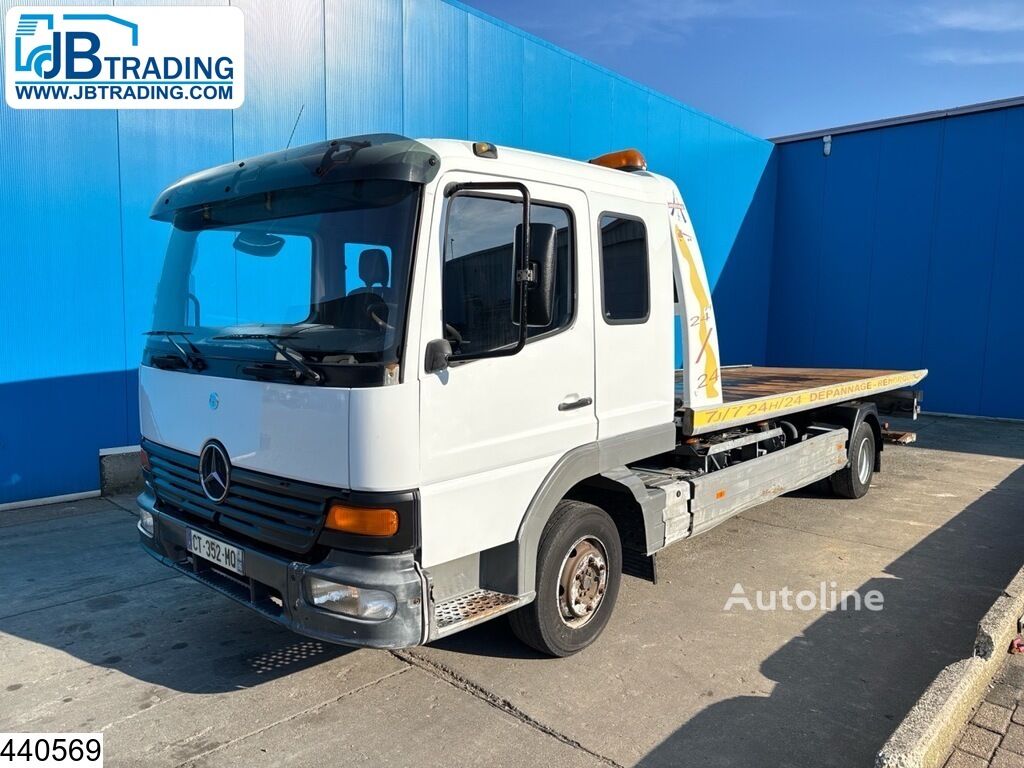 camion porte-voitures Mercedes-Benz Atego 1017 Manual, Leaf spring suspension, Hydraulics