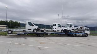 camion transport auto Mercedes-Benz Atego 1024 + remorcă transport auto