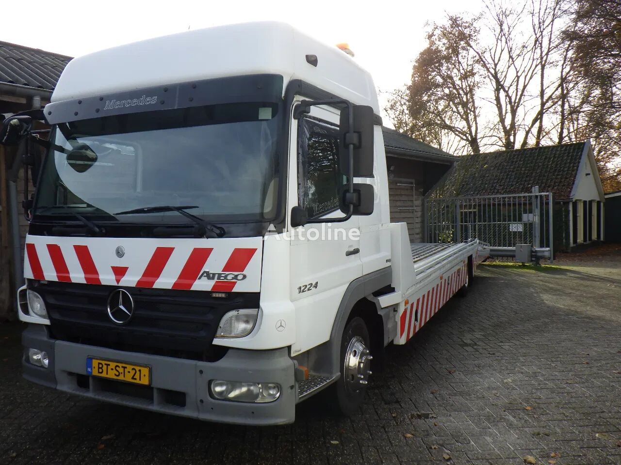 شاحنة نقل السيارات Mercedes-Benz Atego 1224 L / Euro 5 / Airco / Autotransporter