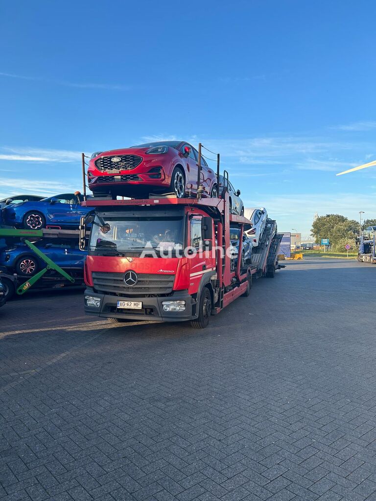 Mercedes-Benz Atego 822 camión portacoches + remolque portacoches