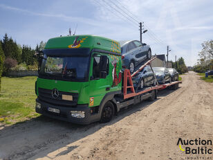 camião porta-automóveis Mercedes-Benz Atego 822 L + reboque porta carros