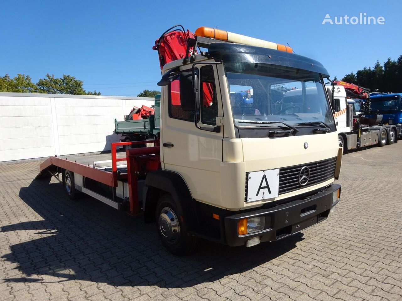 شاحنة نقل السيارات Mercedes-Benz Atego + winch