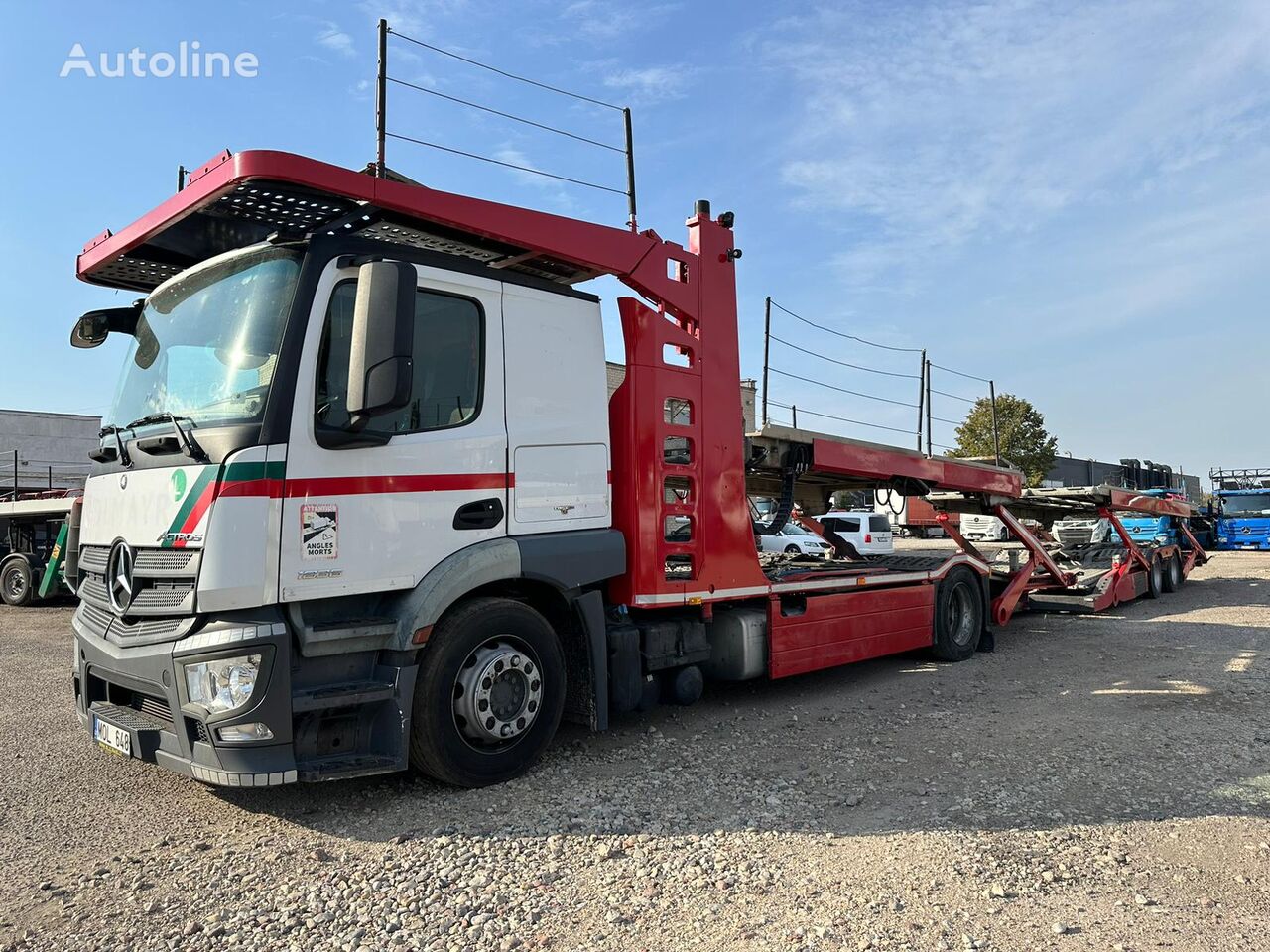 Mercedes-Benz +Kassbohrer 2002 car transporter