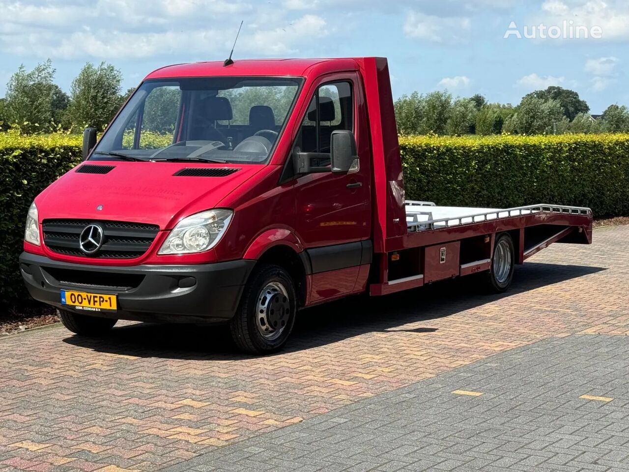 ciężarówka do przewozu samochodów Mercedes-Benz Sprinter 518 3.0 CDI OPRIJAUTO TIJHOF