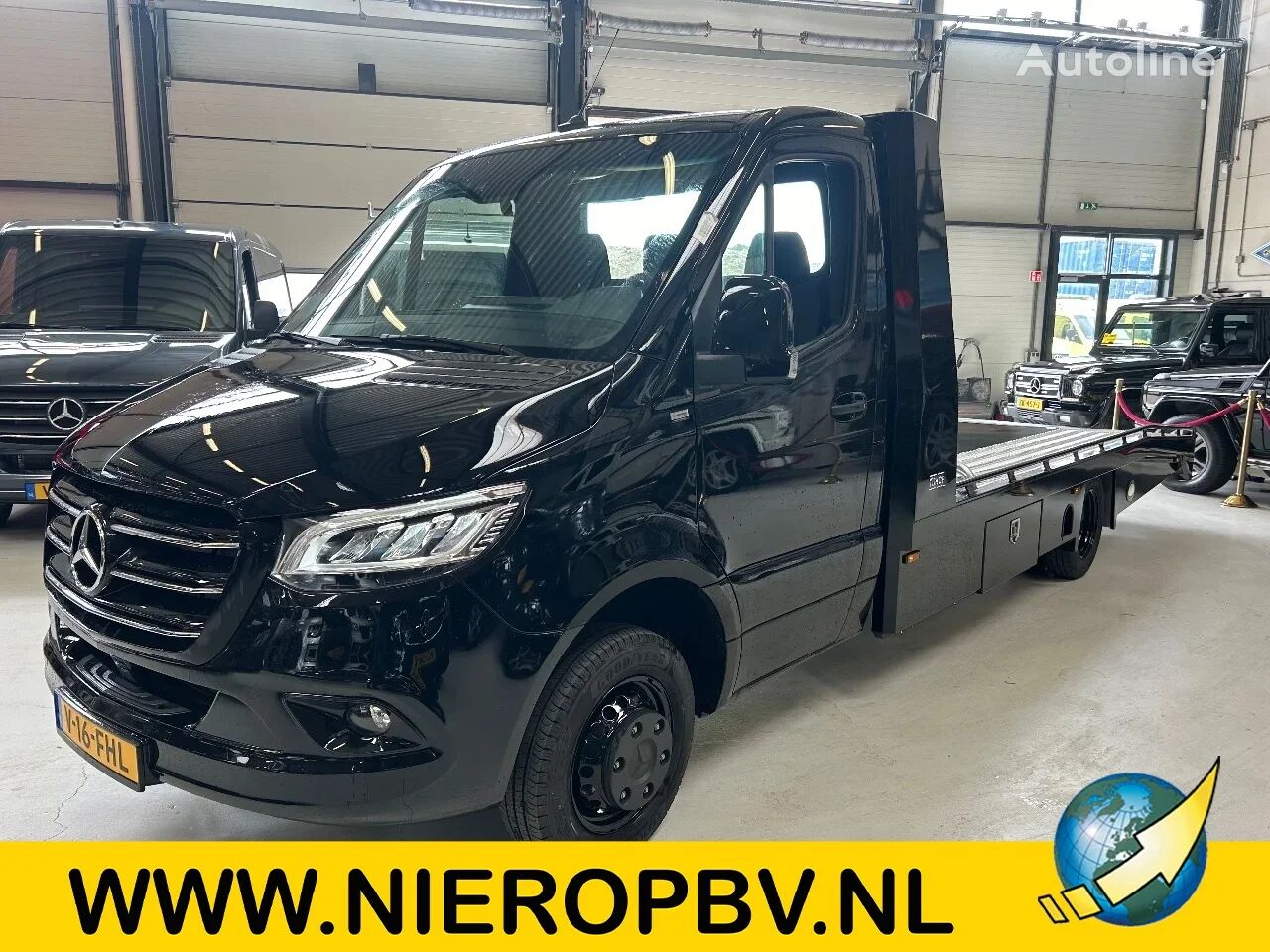 ny Mercedes-Benz Sprinter 519CDI Thijhof Oprijwagen Automaat Airco Navi Cruisecon biltransport