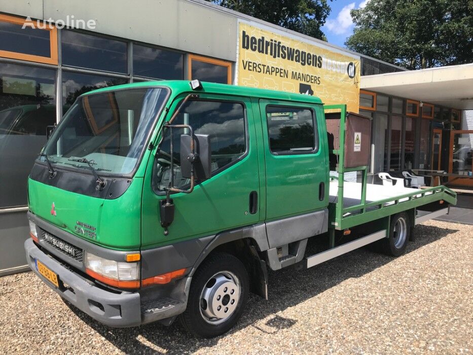 小汽车运输车 Mitsubishi Canter FB634 3.0 TD DC 7-Pers Oprijwagen Machinetransporter Trek