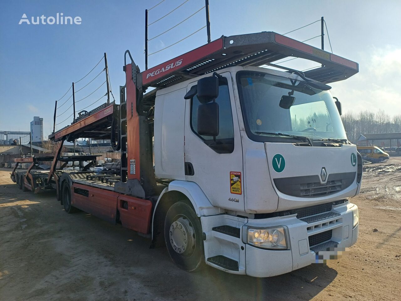 Renault Autotransporter + Autotransportanhänger