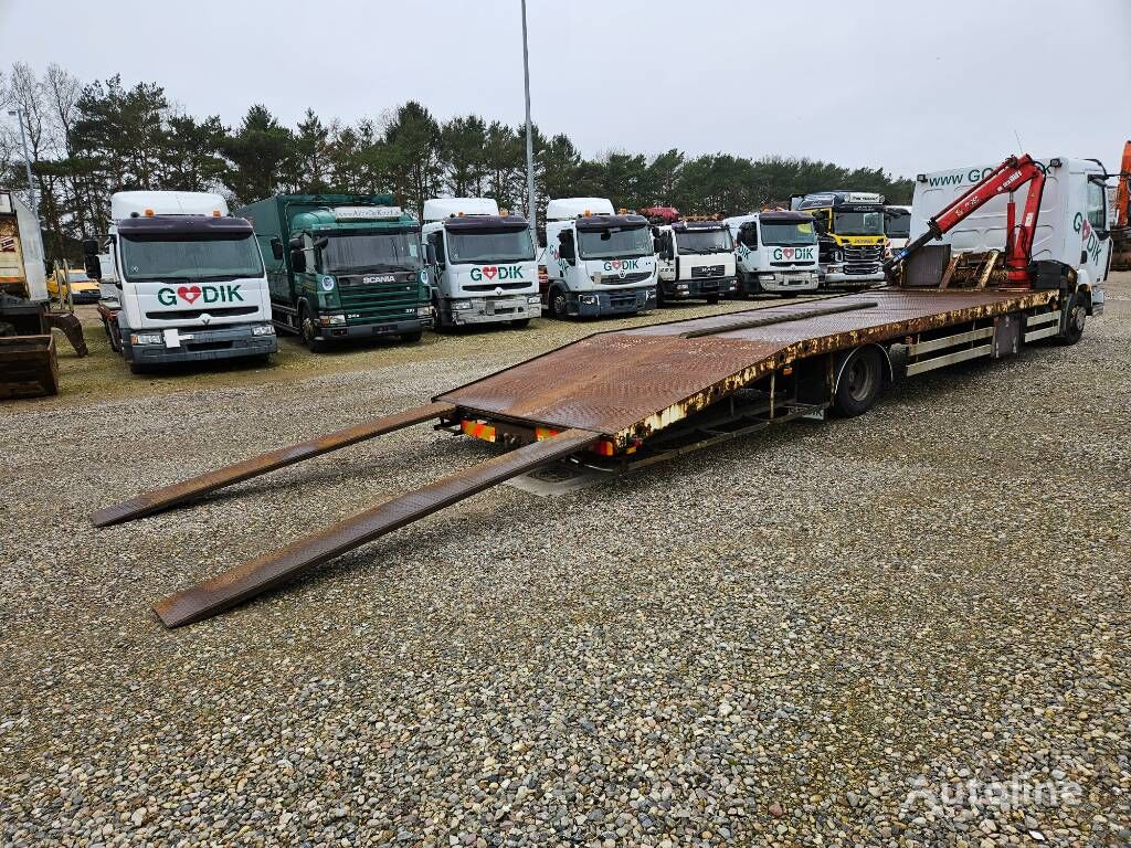 Renault 6 x Midlum 220 Machine Transport and crane (6 stk) camión portacoches