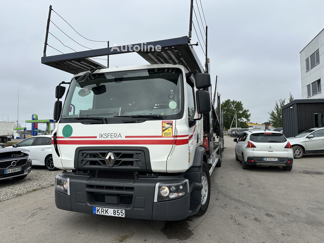 Autotreileri veoauto Renault D WIDE müük + autotreiler haagis | Autoline EE Autotreiler veoauto Renault D WIDE + autotreiler haagis - Autoline