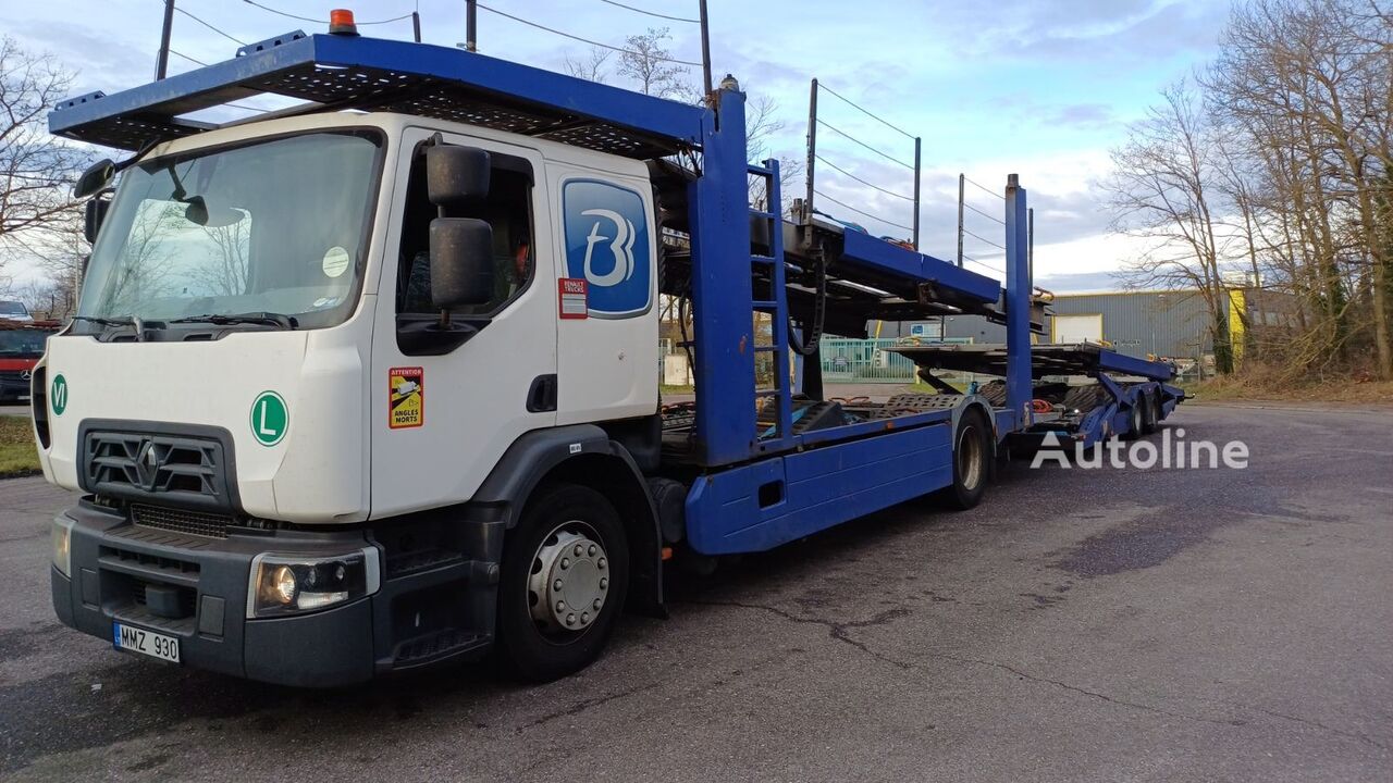 Renault + Kassbohrer 2003 car transporter + car transporter trailer