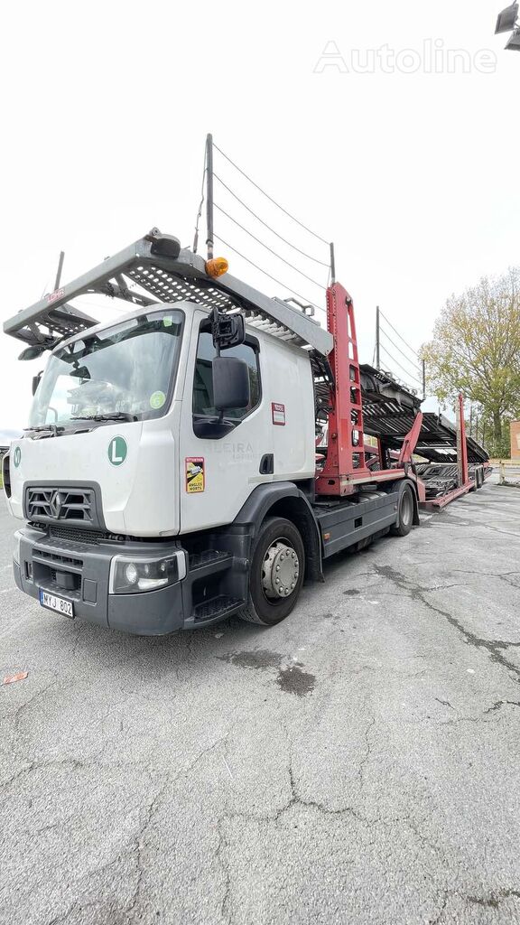 camion porte-voitures Renault + LOHR 2013 + remorque porte-voitures