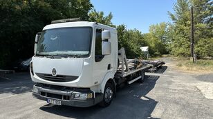 camion porte-voitures Renault Midlum + remorque porte-voitures