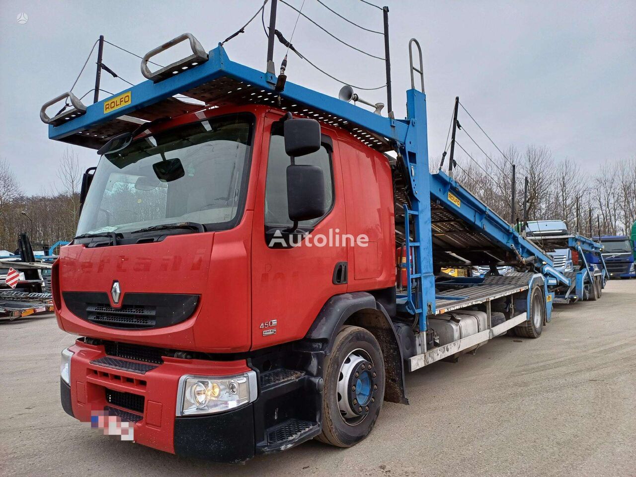 Renault PREMIUM 450 + ROLFO 2001 autotransport