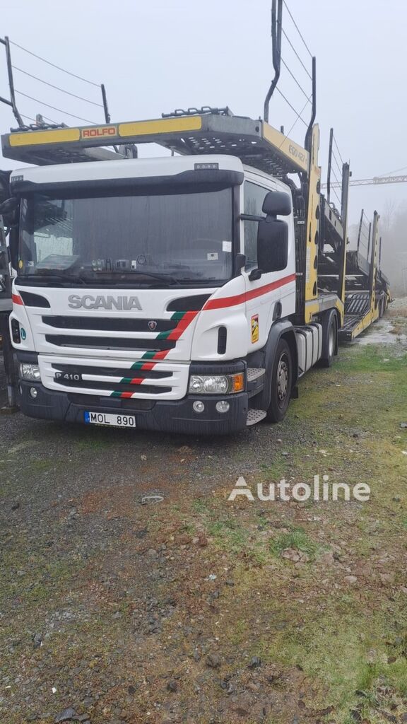 Scania car transporter + car transporter trailer