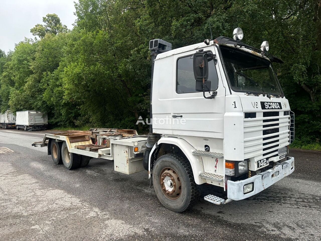 Scania 142  car transporter