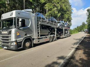 Scania  2021 R410 LNG + Kässbohrer 2021 Intago TT autotransporter