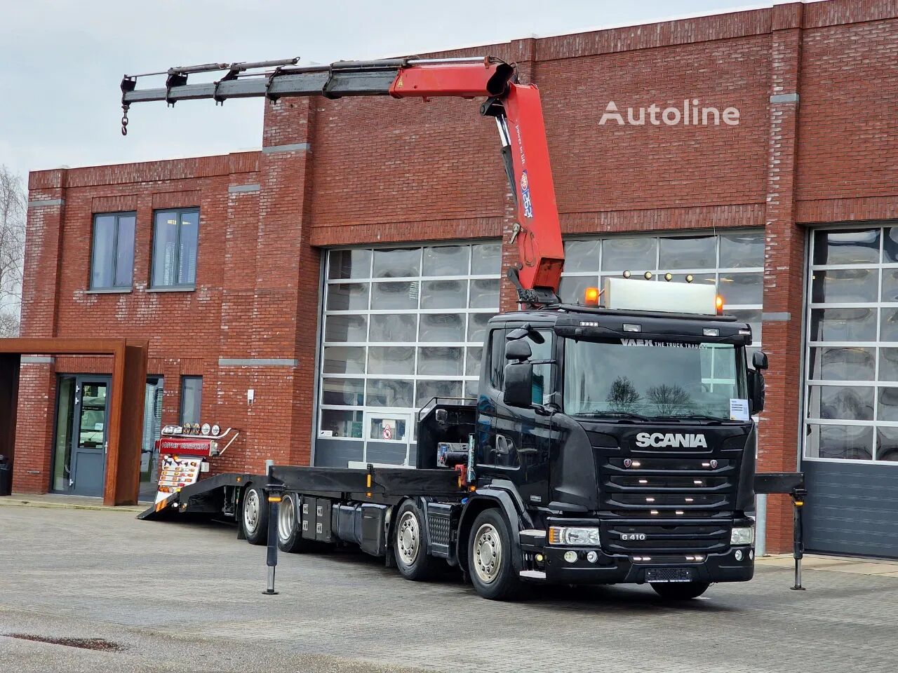 Scania G410 8x2*6 - HMF 2620 K5 + remote - Rampen - Winch - 3x steering car transporter