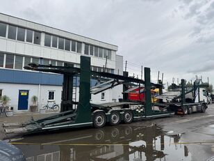 شاحنة نقل السيارات Scania P410 RHD 6X2 EURO 6 + HUNWICK 3 AXLE HANGER