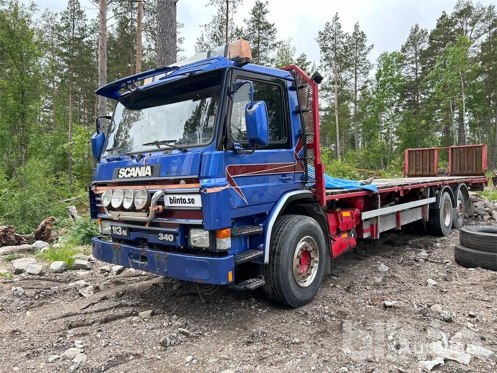 camion bisarca Scania P93ML6X2 54 FÖRL