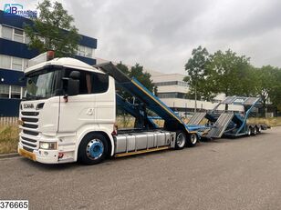 شاحنة نقل السيارات Scania R 450 EURO 6, Retarder, GS Meppel Combi