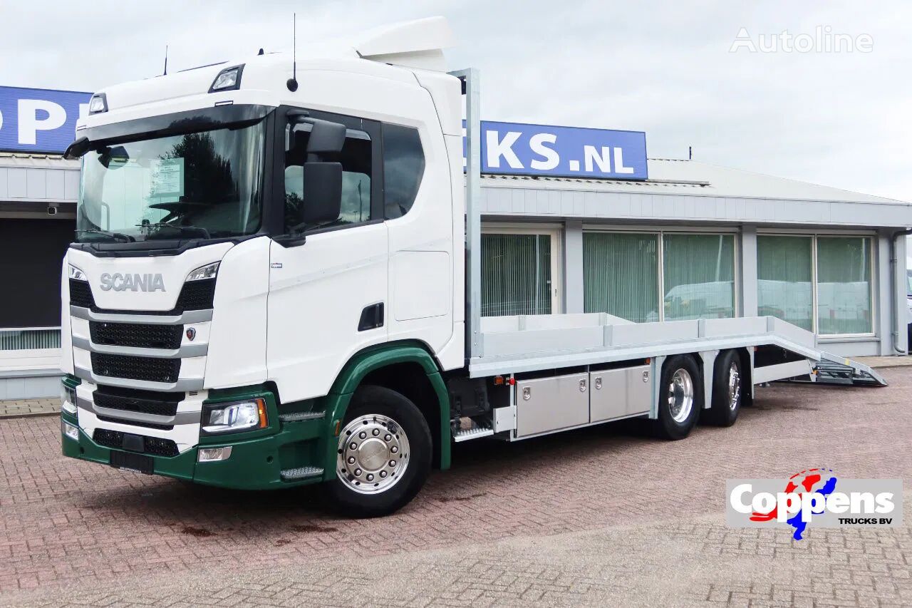 تریلر حمل خودور Scania R 500 Oprijwagen